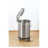 Lixeira Inox com Pedal - 50 L - Dynasteel