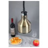 Golden Heating Lamp with Bulb - Dynasteel: Keep your food warm effectively