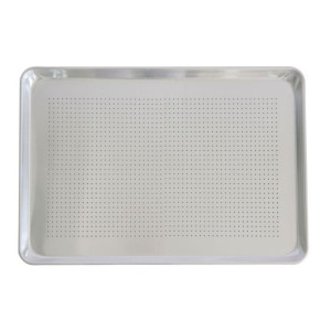 Perforated Aluminum Cooking Plate - 660 x 457 mm - Dynasteel