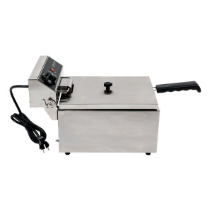 Professional Deep Fryer 10 L 3000 W Stainless Steel — Thermostat