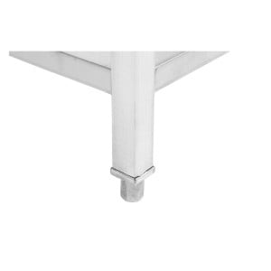 Mesa de Inox com Prateleira - Robusta e Prática