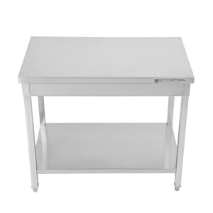 Stainless Steel Table with Dynasteel Shelf - Professional Catering