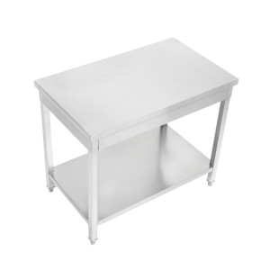 Mesa Inox 1200x700 mm com Prateleira Inferior — Pro CHR