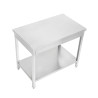 Mesa Inox 1200x700 mm com Prateleira Inferior — Pro CHR