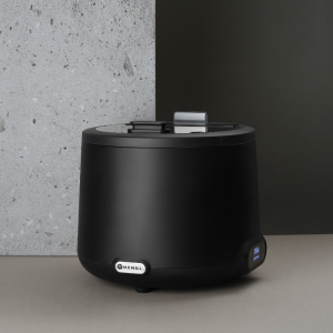 Soupière UNIQ Noire - 8 L HENDI : l'outil haut de gamme pour maintenir vos soupes chaudes de manière professionnelle.
