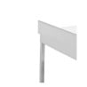 Mesa Inox 1000x600 mm Borda e Prateleira Inferior