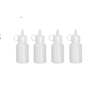 Mini Frasco Dispensador - 30 ml - Lote de 4 | Dose com precisão molhos e temperos | Marca HENDI