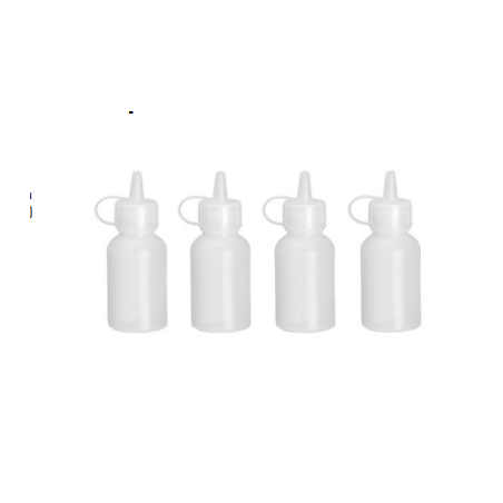 Mini Frasco Dispensador - 30 ml - Lote de 4 | Dose com precisão molhos e temperos | Marca HENDI