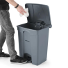 Pedal Bin - 68 L HENDI: robust, practical, and hygienic
