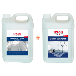 Liquid Washing and Rinsing Pack for Hard Water for Dishwasher - SPADO