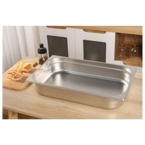 Gastronorm container GN 1/1 Stainless Steel - 14 L, Depth 100 mm