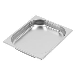 Bandeja Gastronorm GN 1/2 em Aço Inoxidável Dynasteel - 2 L, Profundidade 40 mm