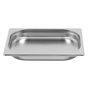 Bandeja Gastronorm GN 1/2 em Aço Inoxidável Dynasteel - 2 L, Profundidade 40 mm