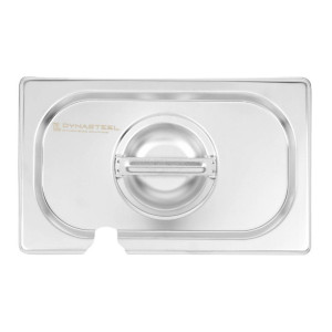GN 1/4 Lid with Notch for Gastronorm Pan - Dynasteel