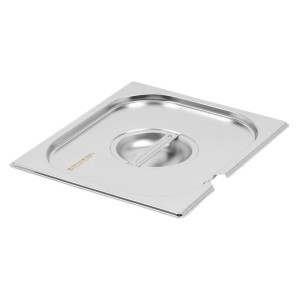 GN 1/2 Lid with Notch for Gastronorm Pan - Dynasteel