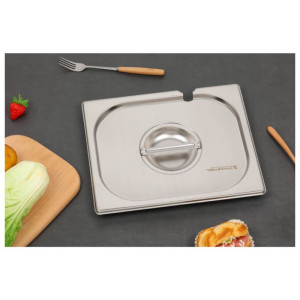 GN 1/2 Stainless Steel Lid for Professional Catering - Dynasteel