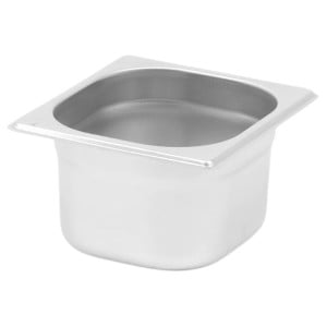 Bac Gastro GN 1/6 Inox - Profundidade 100 mm - 1,6 L - Dynasteel