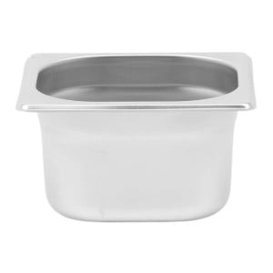 Bac Gastro GN 1/6 Inox - Profundidade 100 mm - 1,6 L - Dynasteel