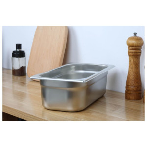 Bac Gastro GN 1/3 Inox - Profundidade 100 mm - 3,7 L - Dynasteel