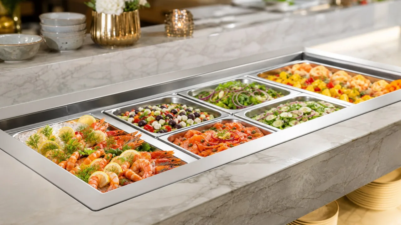 Equipamento de refrigeração embutido