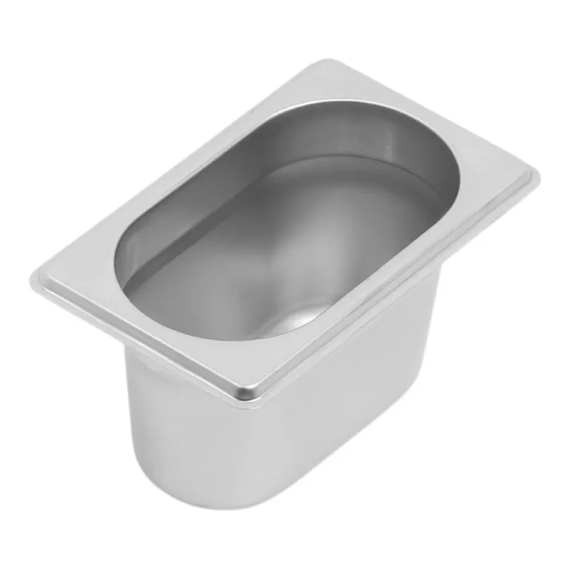 Cuba Gastronorm GN 1/9 em Aço Inox - Profundidade 100 mm - 1 L