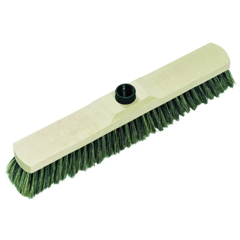 Vassoura reta de seda cinza - 38 cm