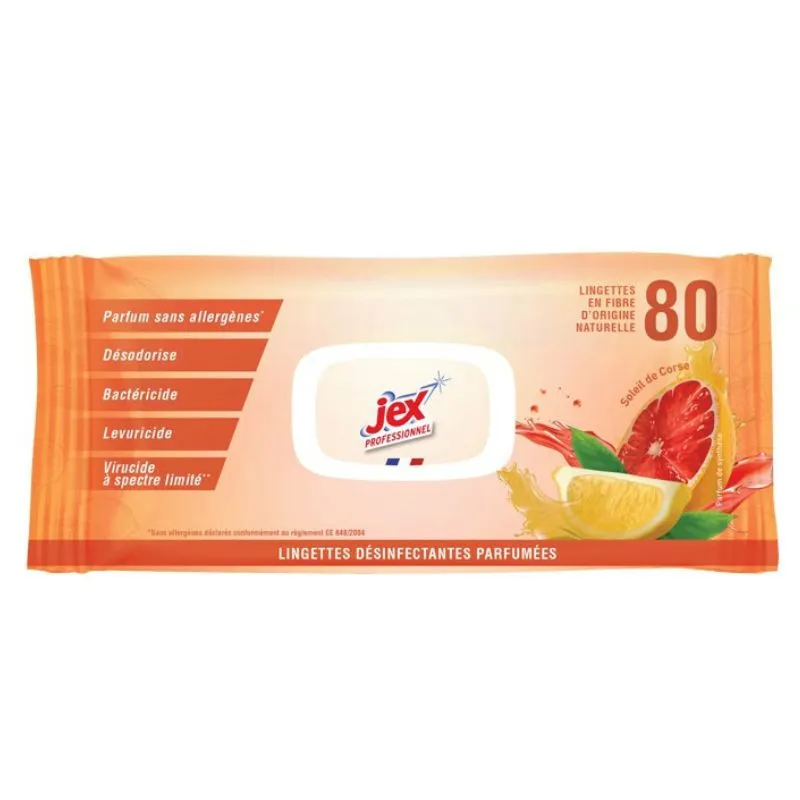 Lenços de Limpeza e Desinfetantes Sol da Córsega - 80 Lenços