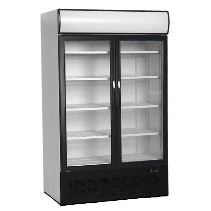 Vitrine Refrigerada com Canópia 2 Portas de Vidro - 645 L