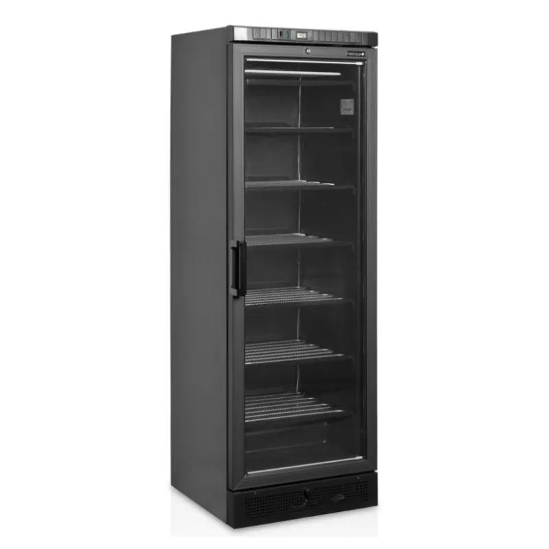 Vitrine Congelador Estático Porta de Vidro - Preto - 270 L