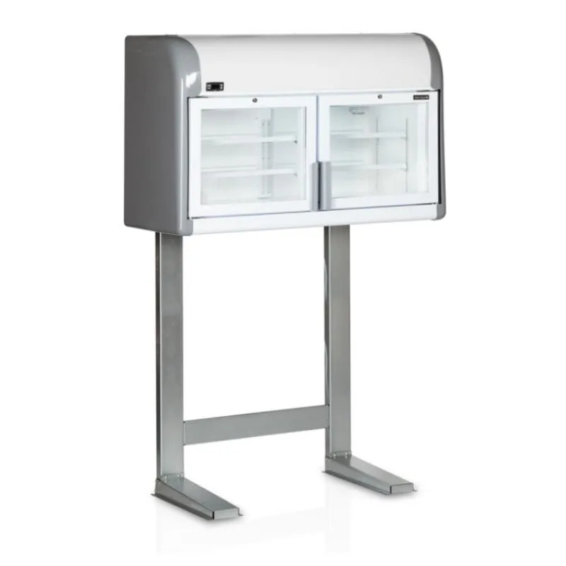 Congelador de Parede com Suporte - 2 Portas de Vidro - 170 L