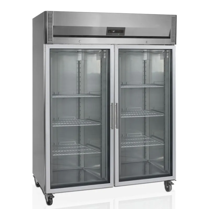 Armoire Refrigerada Positiva Inox GN 2/1 - 2 Portas de Vidro - 1325 L