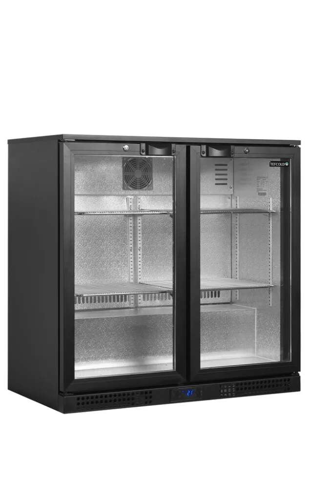 Bar Traseiro Refrigerado 2 Portas de Vidro de Abrir - 188 L