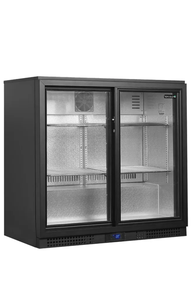 Bar Traseiro Refrigerado 2 Portas de Vidro Deslizantes - 188 L