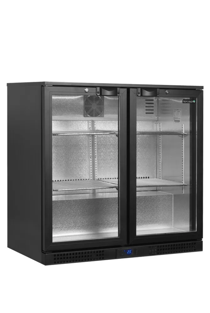 Arrière-Bar Refrigerado 2 Portas de Vidro de Abrir - 182 L