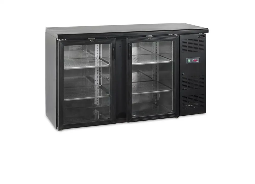 Arrière-Bar Refrigerado - 2 Portas de Vidro de Abrir - 277 L