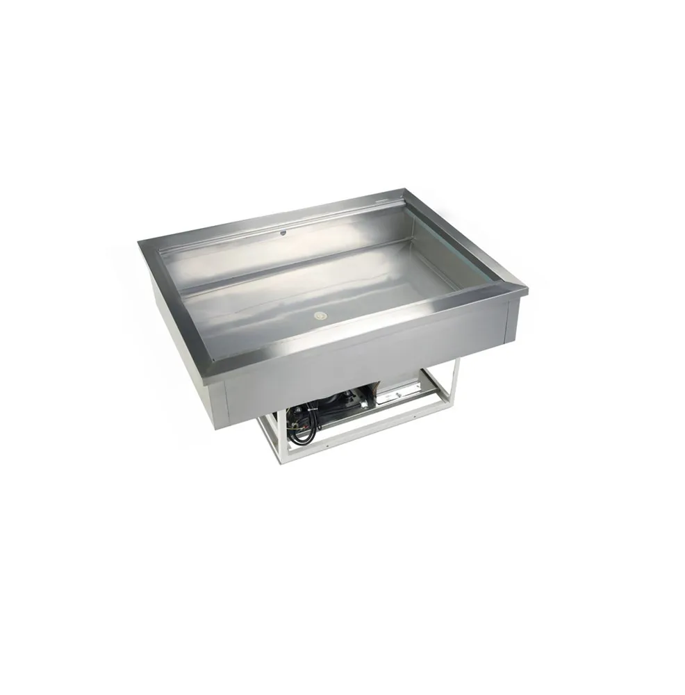 Cuba Refrigerada Estática em Inox - 2 GN 1/1 - 68 L