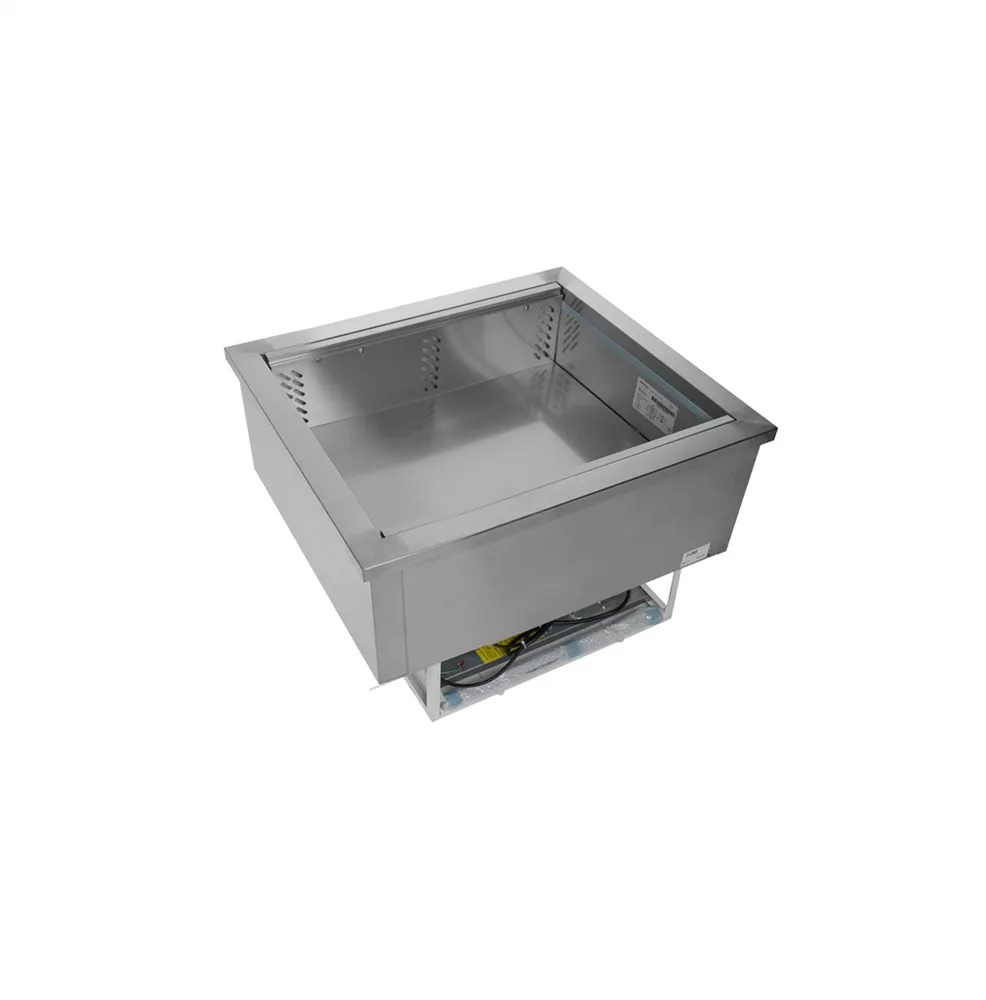 Cuba Refrigerada Ventilada em Inox - 2 GN 1/1 - 64 L