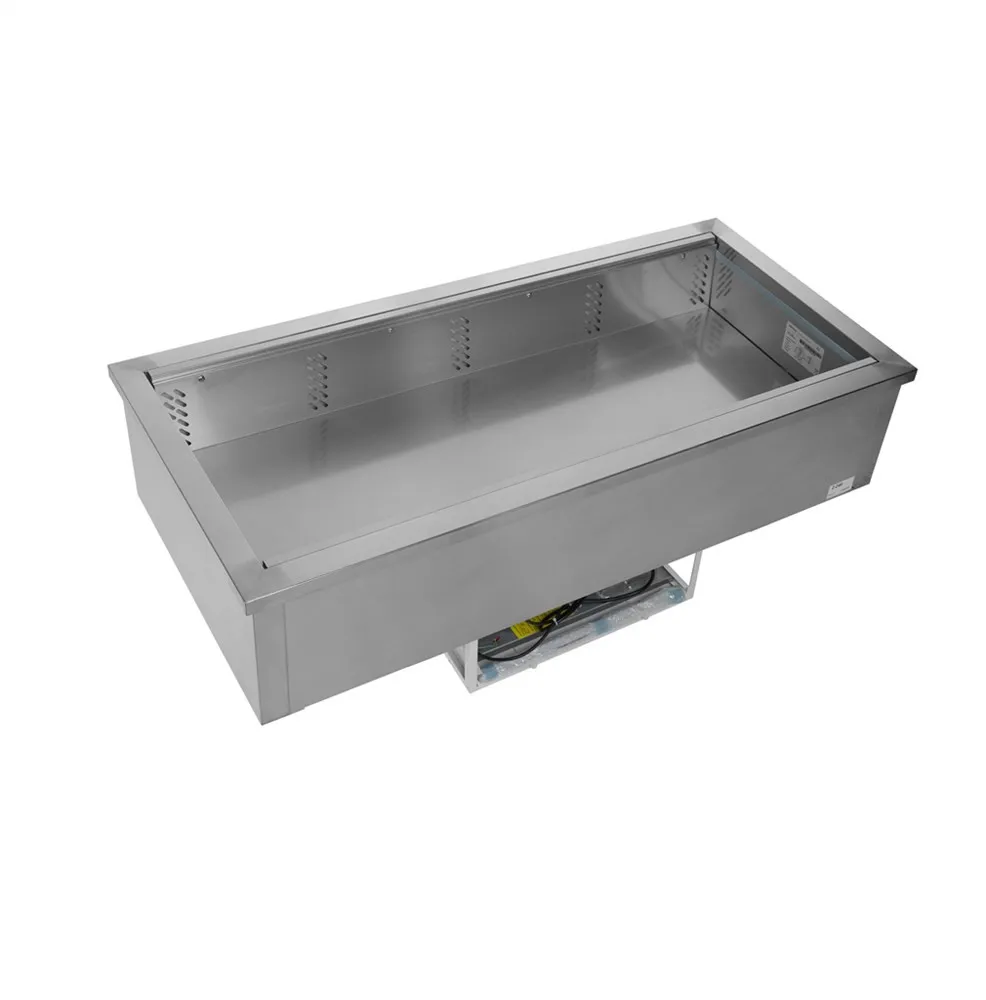 Cuba Refrigerada Ventilada em Inox - 4 GN 1/1 - 127 L