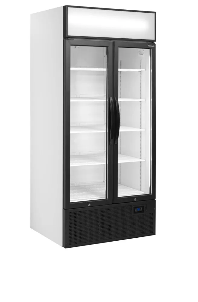 Armário Refrigerado 2 Portas de Vidro Branco - 535 L