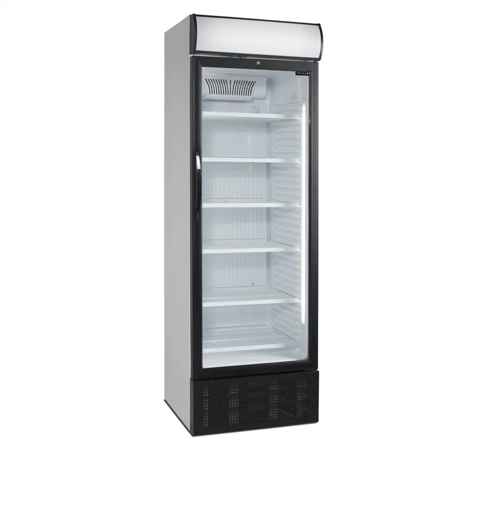 Armoire Refrigerada para Bebidas 1 Porta de Vidro Branco - 374 L
