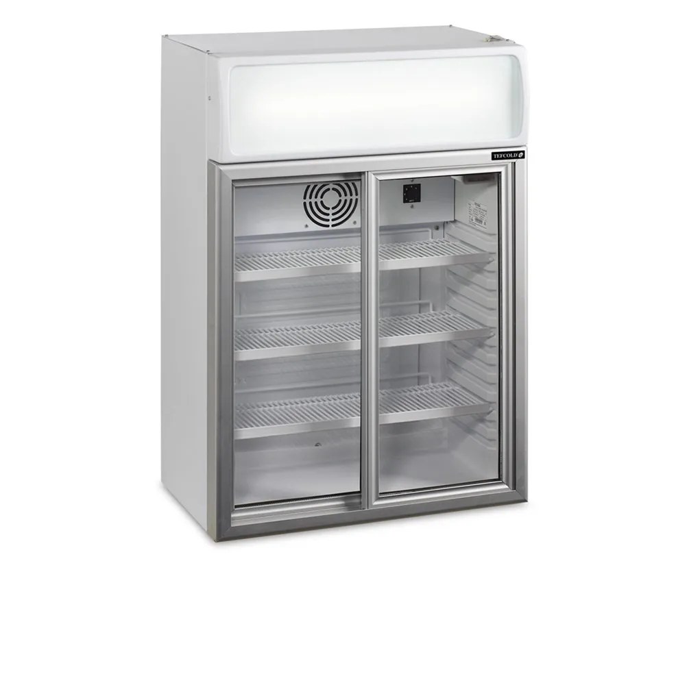 Mini Armário Refrigerado com Canopy - 2 Portas de Vidro - 60 L