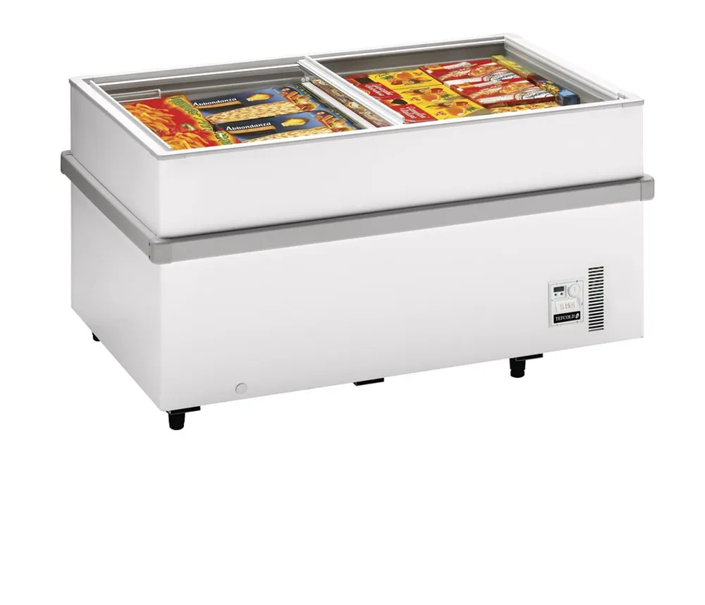 Congelador Tampa Deslizante de Vidro Plano - 459 L