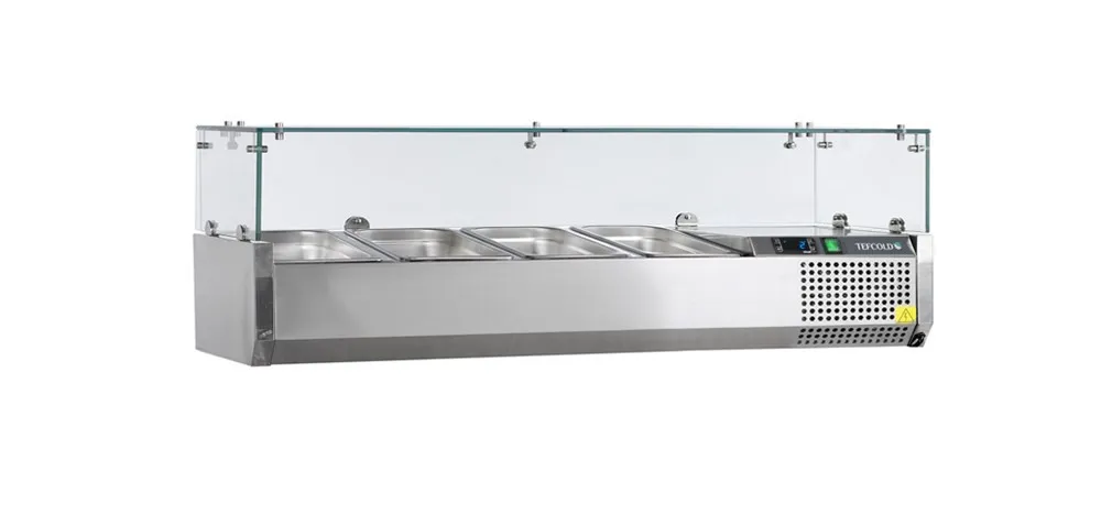 Saladette para Colocar - Estática - 5 GN 1/4 - 32 L