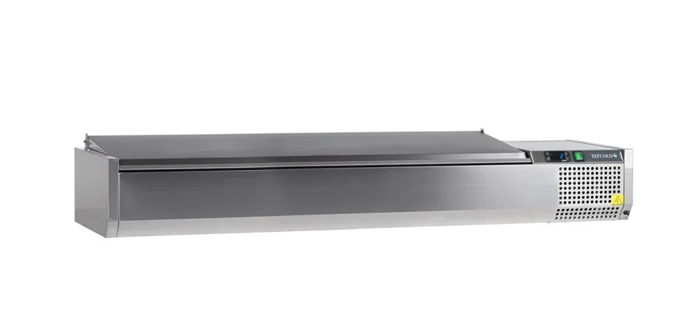 Saladette para Colocar Tampa Inox - Estática - 8 GN 1/3