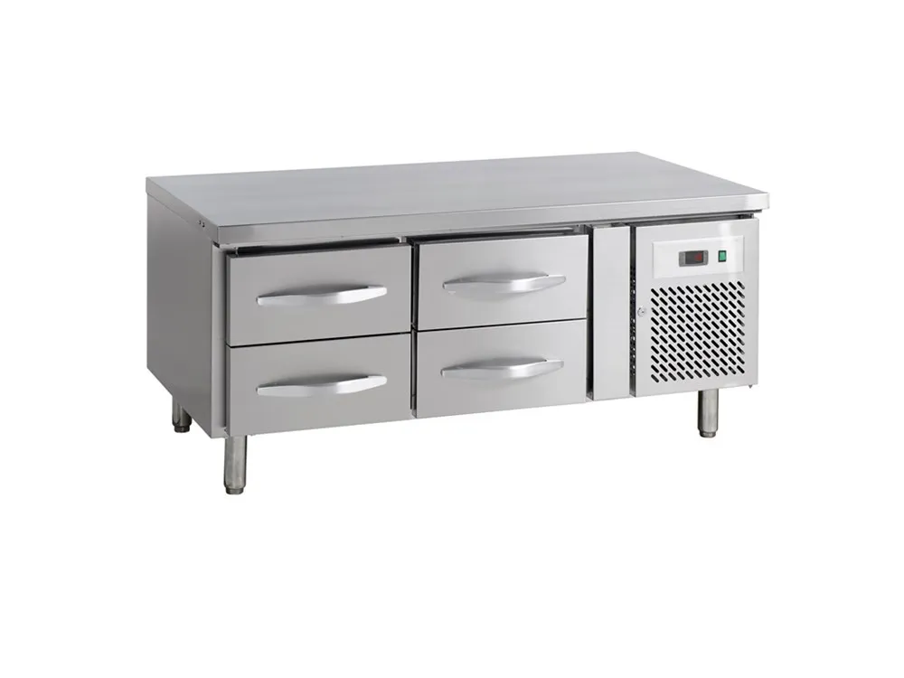 Mesa Refrigerada Positiva de Base GN 1/1 - 170 L - 4 Gavetas