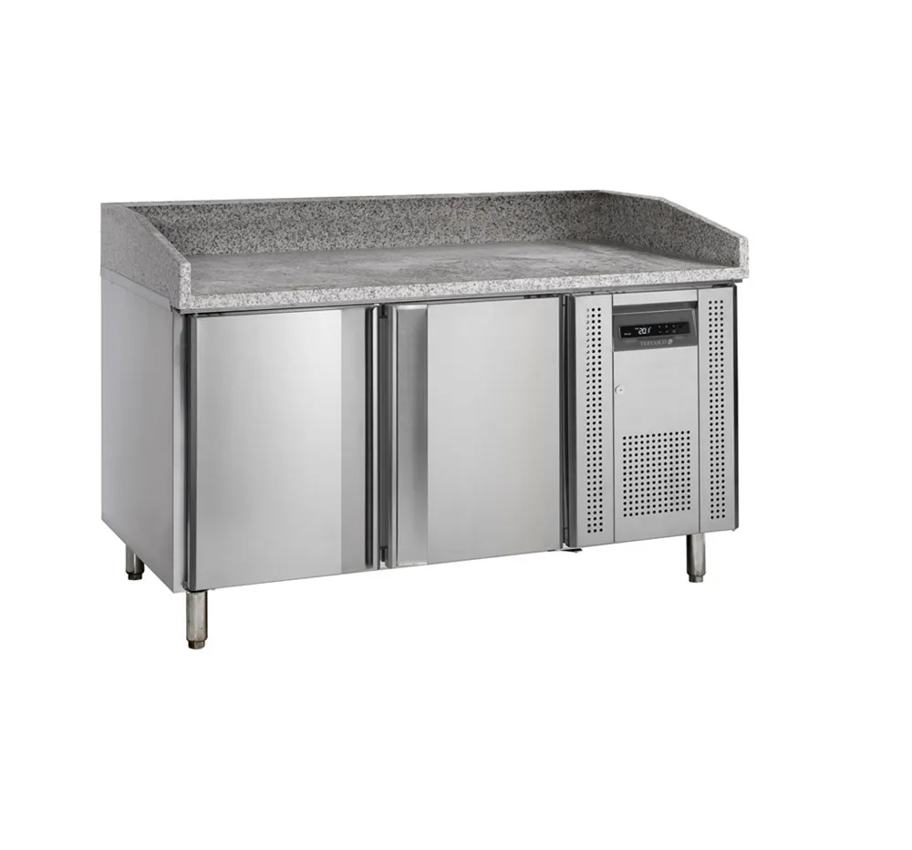 Mesa para Pizza em Inox - 400 x 600 mm - 2 Portas