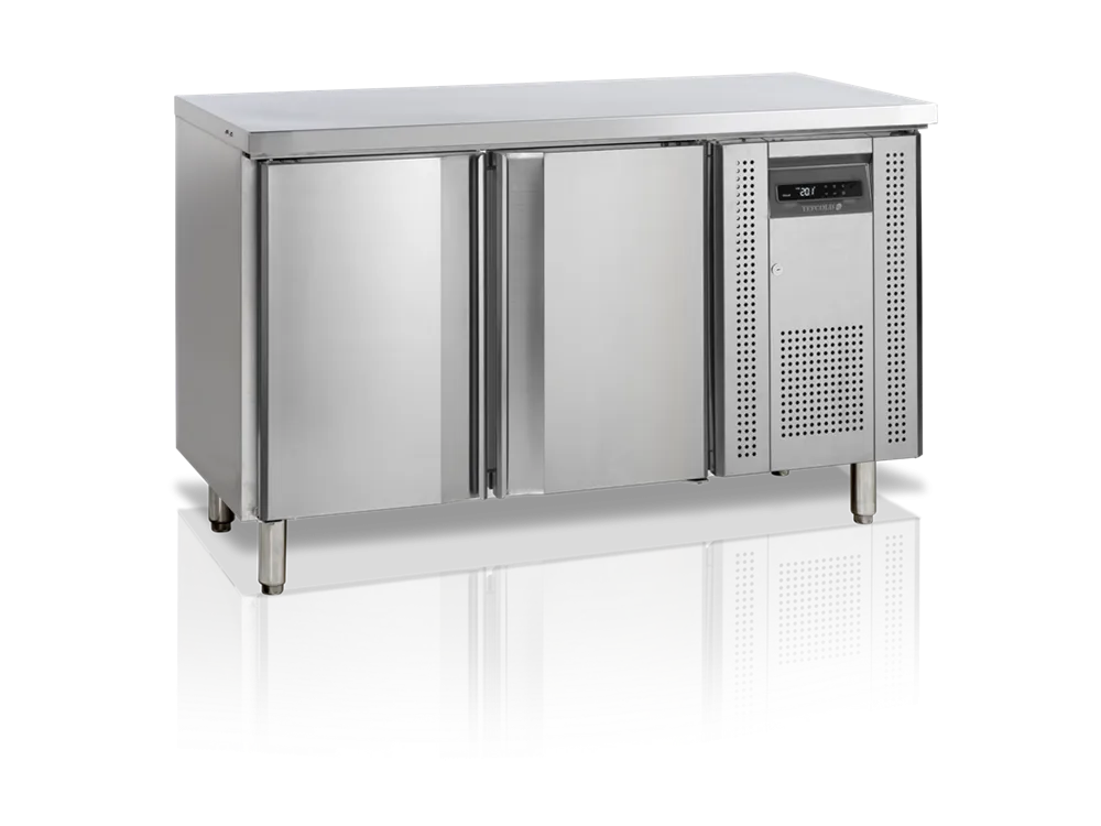 Mesa Refrigerada Negativa em Inox - 2 Portas - 230 L