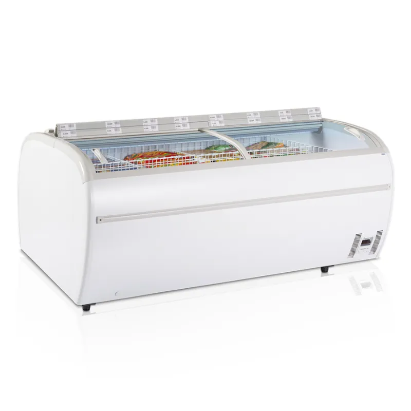 Congelador 2 Tampas Vidro Curvado 1255 L