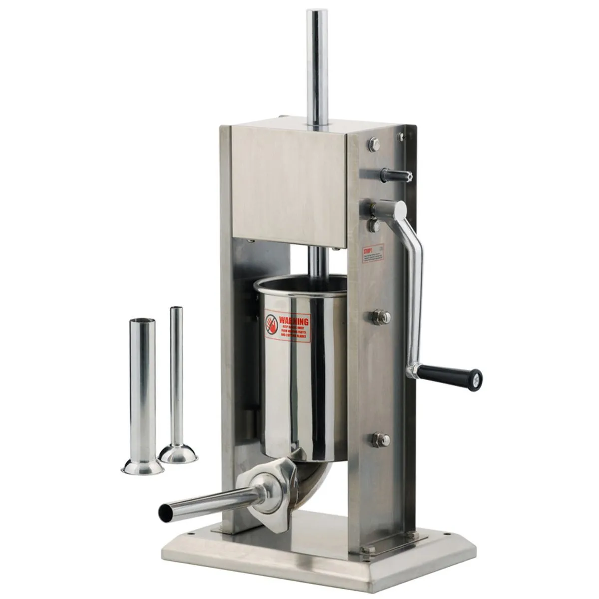 Enchedora de Enchidos Vertical Manual em Aço Inox - 3 L