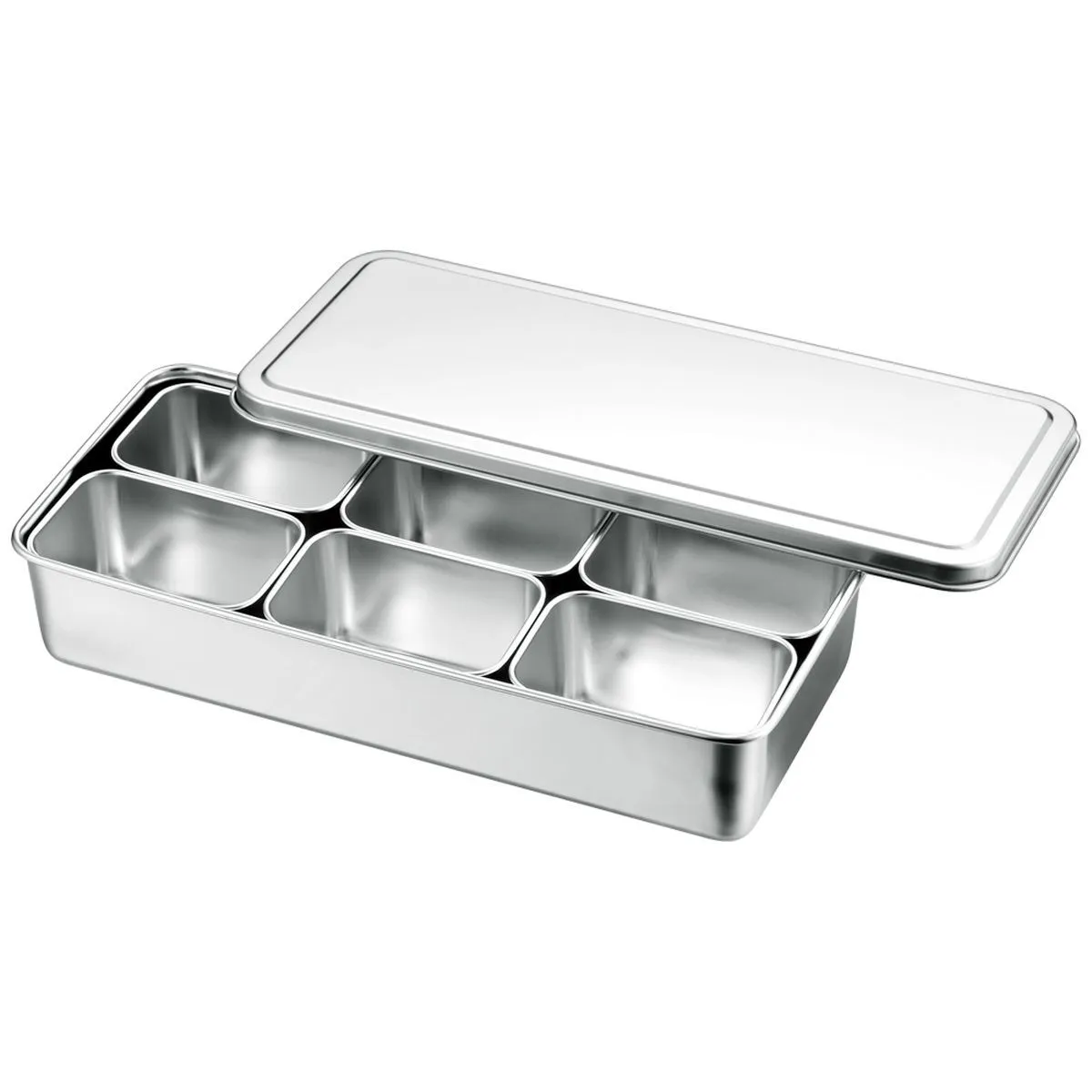 Caixa Japonesa com 6 Compartimentos - 328 x 148 x 63 mm